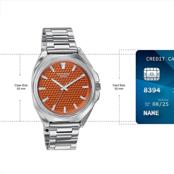 Poze By Sonata Quartz Analog Watch For Men - SP70091SM01W - KRISHNA WATCH COMPANY