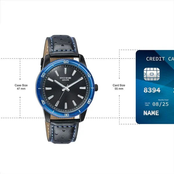 Poze By Sonata Quartz Analog Watch For Men sp70092kl01w - KRISHNA WATCH COMPANY