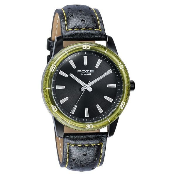Poze By Sonata Quartz Analog Watch For Men sp70092kl02w - KRISHNA WATCH COMPANY