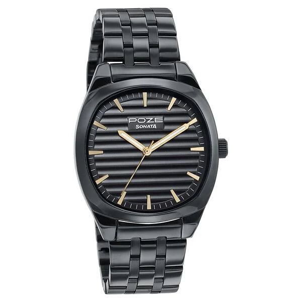 Poze By Sonata Quartz Analog Watch For Men sp70094nm01w - KRISHNA WATCH COMPANY