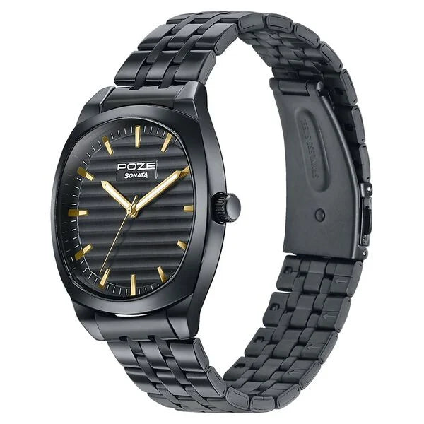 Poze By Sonata Quartz Analog Watch For Men sp70094nm01w - KRISHNA WATCH COMPANY
