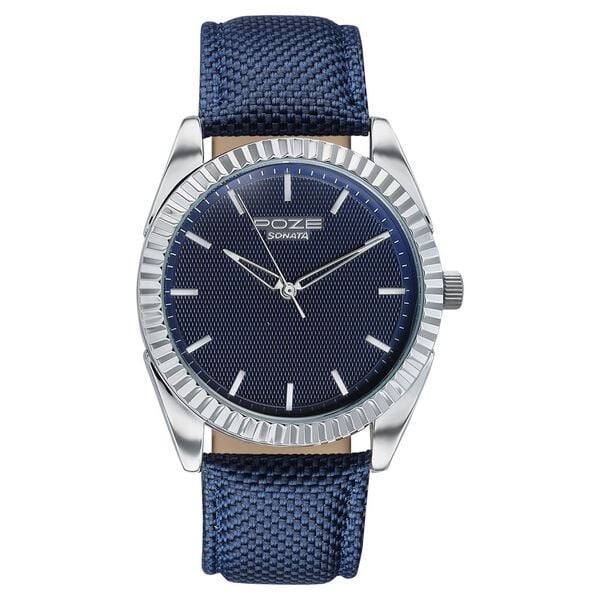 Poze By Sonata Quartz Analog Watch For Men sp70095sl01w - KRISHNA WATCH COMPANY