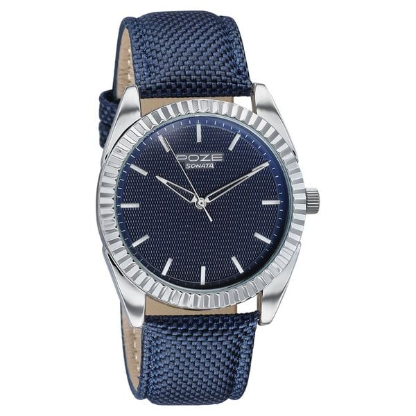 Poze By Sonata Quartz Analog Watch For Men sp70095sl01w - KRISHNA WATCH COMPANY