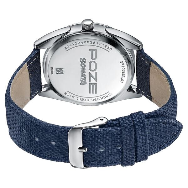 Poze By Sonata Quartz Analog Watch For Men sp70095sl01w - KRISHNA WATCH COMPANY