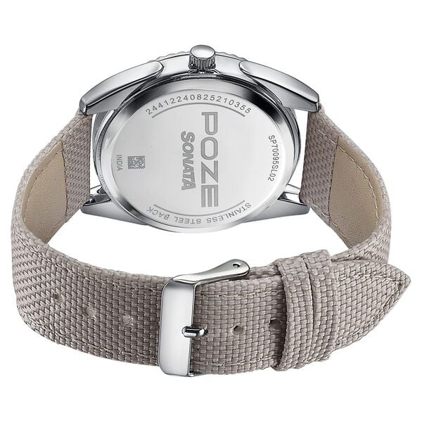 Poze By Sonata Quartz Analog Watch For Men sp70095sl02w - KRISHNA WATCH COMPANY