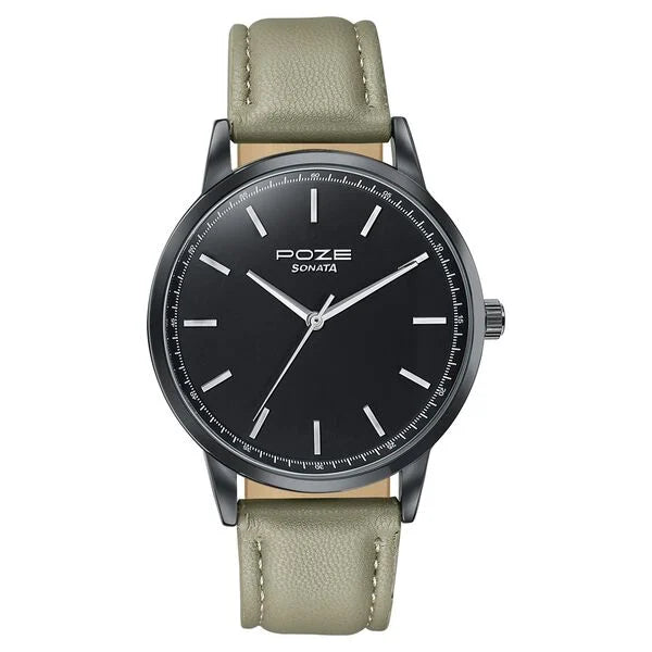 Poze By Sonata Quartz Analog Watch For Men sp70097nl01w - KRISHNA WATCH COMPANY