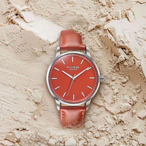 Poze By Sonata Quartz Analog Watch For Men sp70097sl01w - KRISHNA WATCH COMPANY