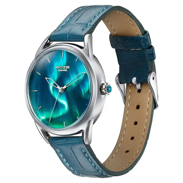 Poze By Sonata Quartz Analog Watch For Men sp70100sl01w - KRISHNA WATCH COMPANY