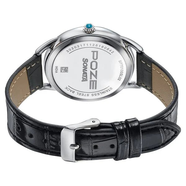Poze By Sonata Quartz Analog Watch For Men sp70100sl02w - KRISHNA WATCH COMPANY