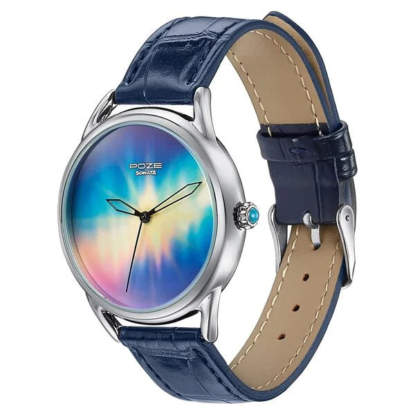 Poze By Sonata Quartz Analog Watch For Men sp70100sl03w - KRISHNA WATCH COMPANY