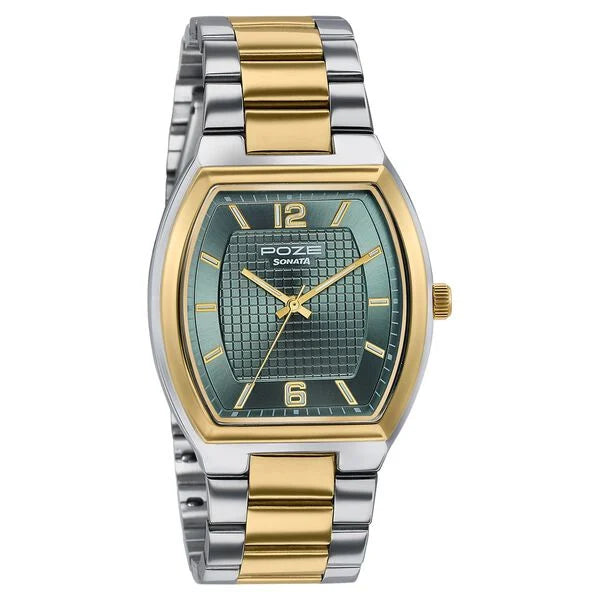 Poze By Sonata Quartz Analog Watch For Men sp70106bm01w - KRISHNA WATCH COMPANY