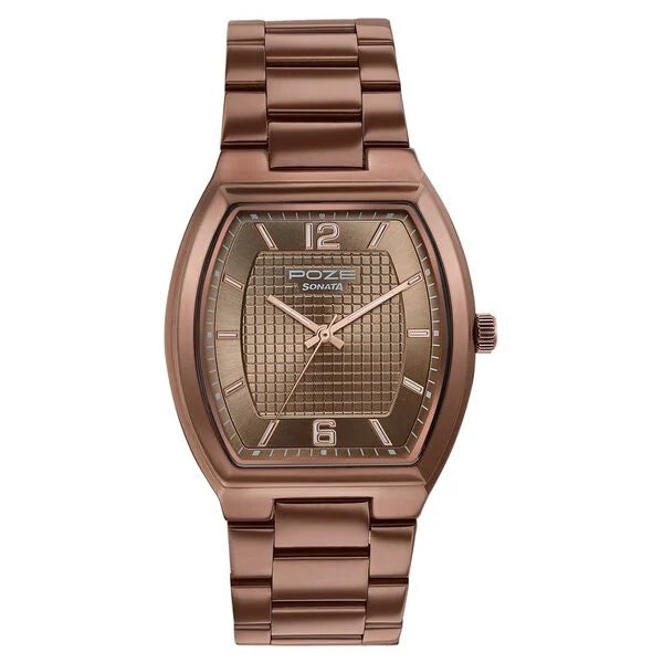 Poze By Sonata Quartz Analog Watch For Men sp70106qm01w - KRISHNA WATCH COMPANY