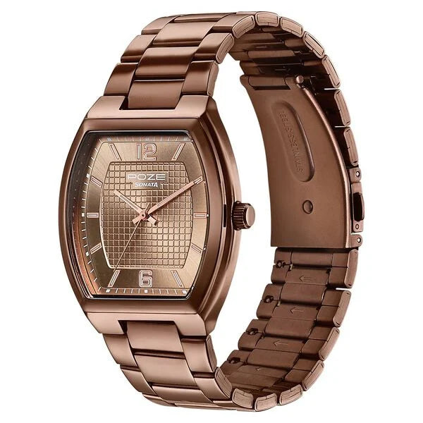Poze By Sonata Quartz Analog Watch For Men sp70106qm01w - KRISHNA WATCH COMPANY