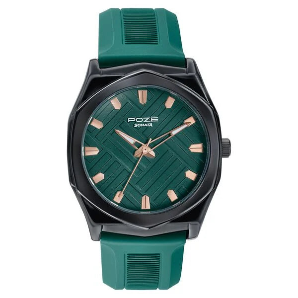 Poze By Sonata Quartz Analog Watch For Men sp70107np02w - KRISHNA WATCH COMPANY