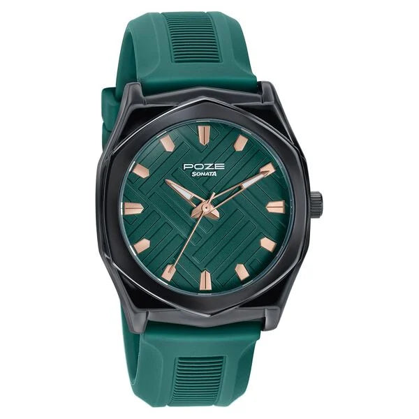 Poze By Sonata Quartz Analog Watch For Men sp70107np02w - KRISHNA WATCH COMPANY