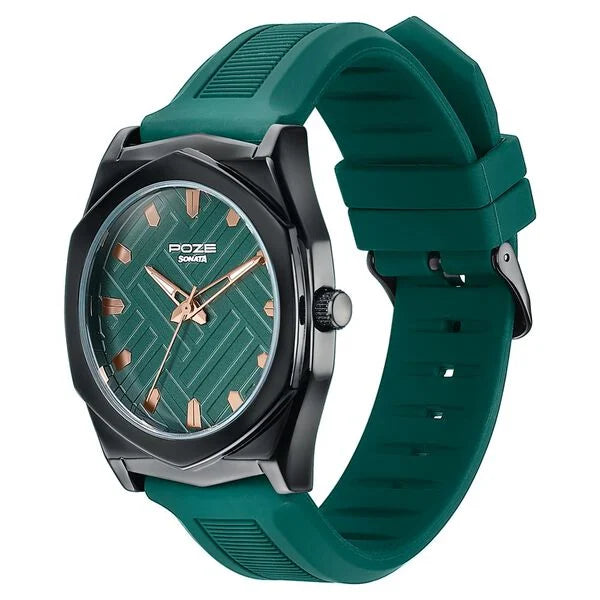 Poze By Sonata Quartz Analog Watch For Men sp70107np02w - KRISHNA WATCH COMPANY