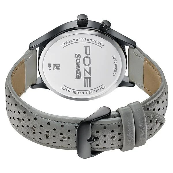Poze By Sonata Quartz Analog Watch For Men sp70108nl01w - KRISHNA WATCH COMPANY