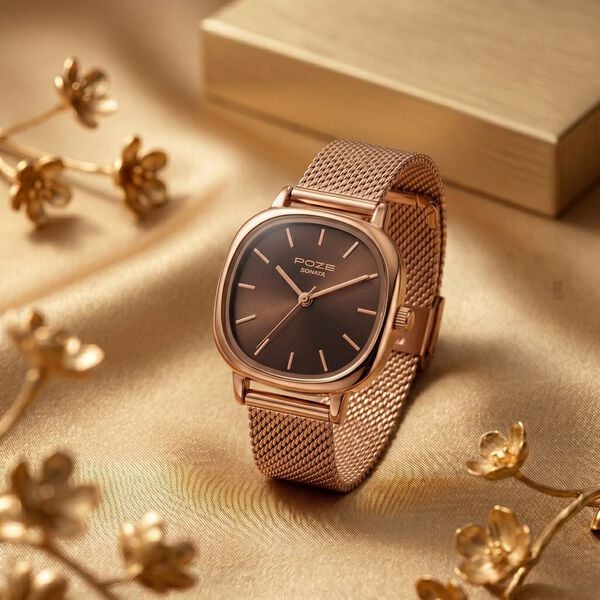 Poze By Sonata Quartz Analog Watch For Women sp80024wm02w