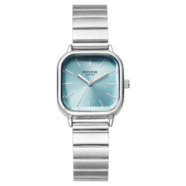 Poze by Sonata Quartz Analog Watch for Women SP80025SM01 - KRISHNA WATCH COMPANY