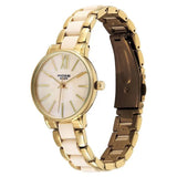 Poze By Sonata Quartz Analog Metal And Acetate link Strap Watch For Women SP80051KM05W