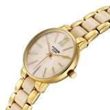 Poze By Sonata Quartz Analog Metal And Acetate link Strap Watch For Women SP80051KM05W