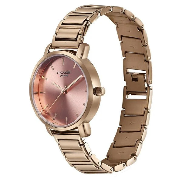 Sonata Poze Quartz Analog Watch for Women sp80057wm01w - KRISHNA WATCH COMPANY