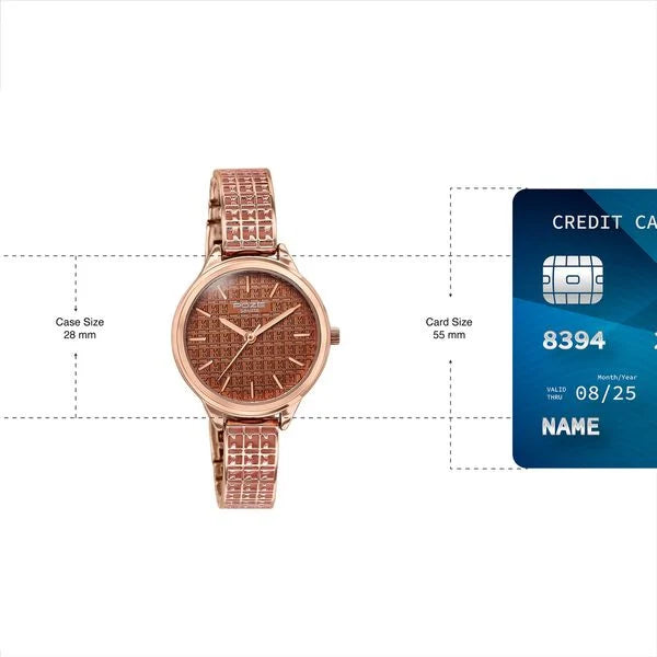 Poze By Sonata Quartz Analog Watch For Women - 80085WM02W - KRISHNA WATCH COMPANY