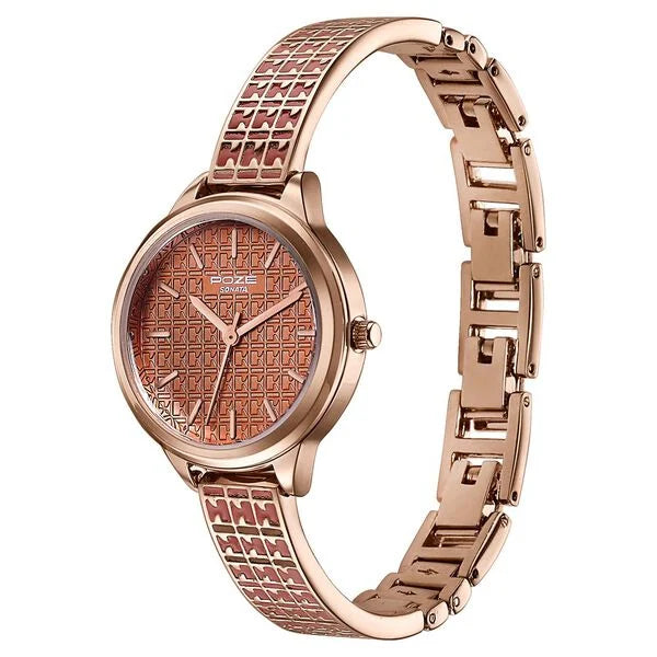 Poze By Sonata Quartz Analog Watch For Women - 80085WM02W - KRISHNA WATCH COMPANY
