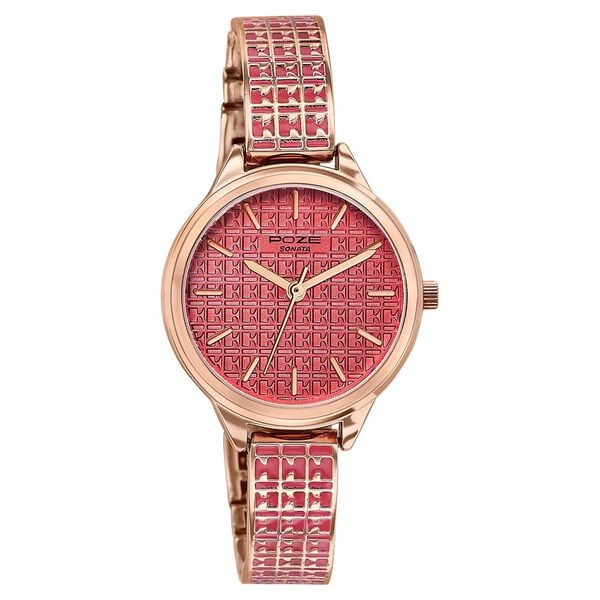 Poze By Sonata Quartz Analog Watch For Women - SP80085WM04W - KRISHNA WATCH COMPANY