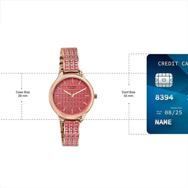 Poze By Sonata Quartz Analog Watch For Women - SP80085WM04W - KRISHNA WATCH COMPANY
