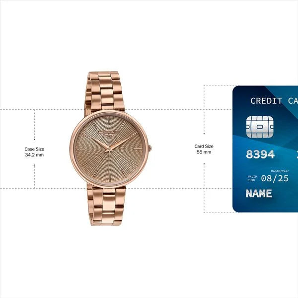 Sonata Poze Quartz Analog Watch For Women - 80113WM02 - KRISHNA WATCH COMPANY