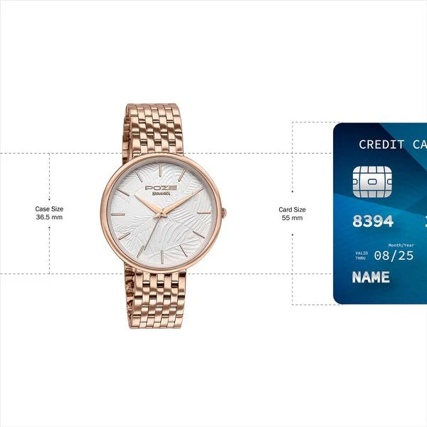 Sonata Poze Quartz Analog Watch For Women sp80113wm03 - KRISHNA WATCH COMPANY