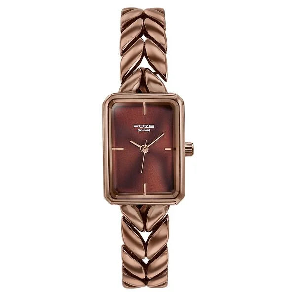 Poze By Sonata Quartz Analog Watch For Women - 80142KM01W - KRISHNA WATCH COMPANY