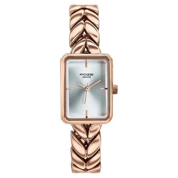 Poze By Sonata Quartz Analog Watch For Women - 80142WM01W - KRISHNA WATCH COMPANY
