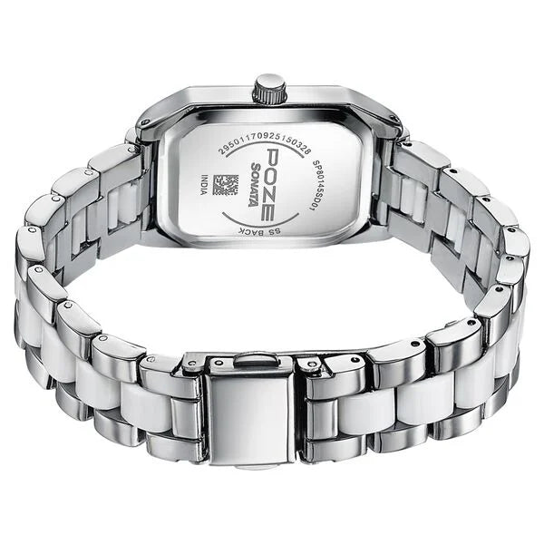 Poze By Sonata Quartz Analog Watch For Women - SP80145SD01W - KRISHNA WATCH COMPANY