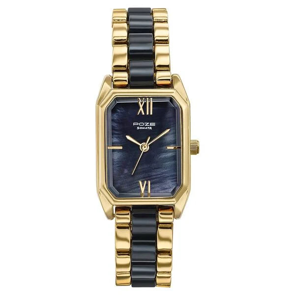 Poze By Sonata Quartz Analog Watch For Women sp80145yd01w - KRISHNA WATCH COMPANY
