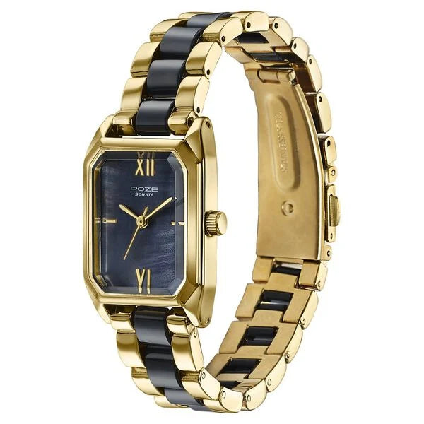 Poze By Sonata Quartz Analog Watch For Women sp80145yd01w - KRISHNA WATCH COMPANY