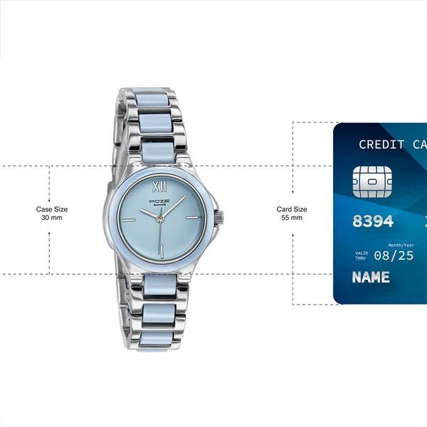 Poze By Sonata Quartz Analog Watch For Women - 80147KD02W - KRISHNA WATCH COMPANY