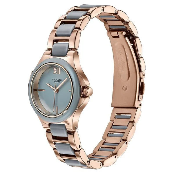 Poze By Sonata Quartz Analog Watch For Women - 80147KD03W - KRISHNA WATCH COMPANY