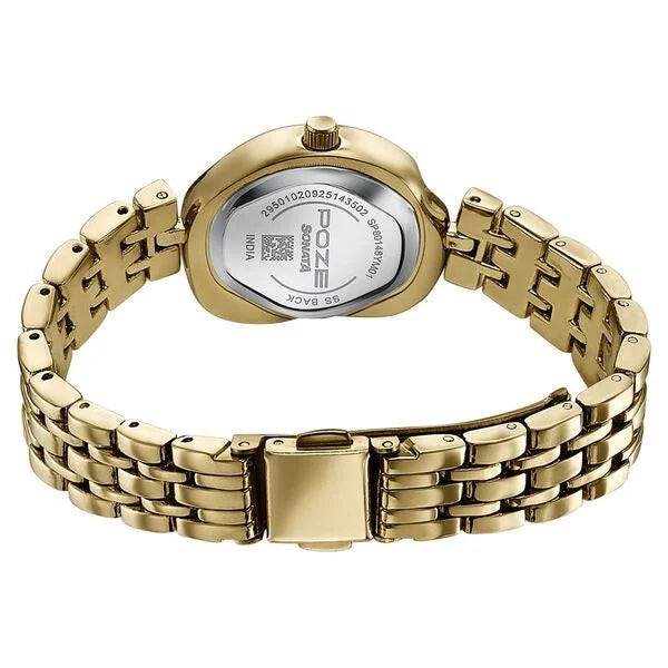 Poze By Sonata Quartz Analog Watch For Women sp80148ym01w - KRISHNA WATCH COMPANY
