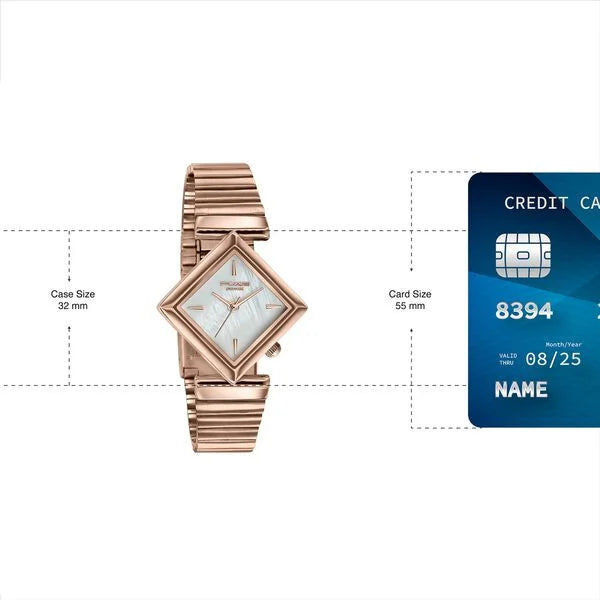 Poze By Sonata Quartz Analog Watch For Women sp80150wm01w - KRISHNA WATCH COMPANY