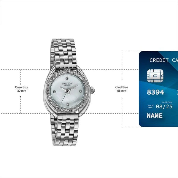 Poze By Sonata Quartz Analog Watch For Women - SP80151SM01W - KRISHNA WATCH COMPANY