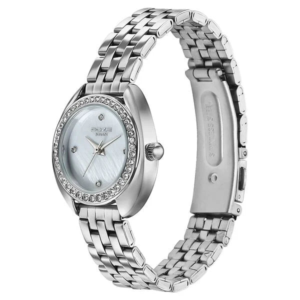 Poze By Sonata Quartz Analog Watch For Women - SP80151SM01W - KRISHNA WATCH COMPANY