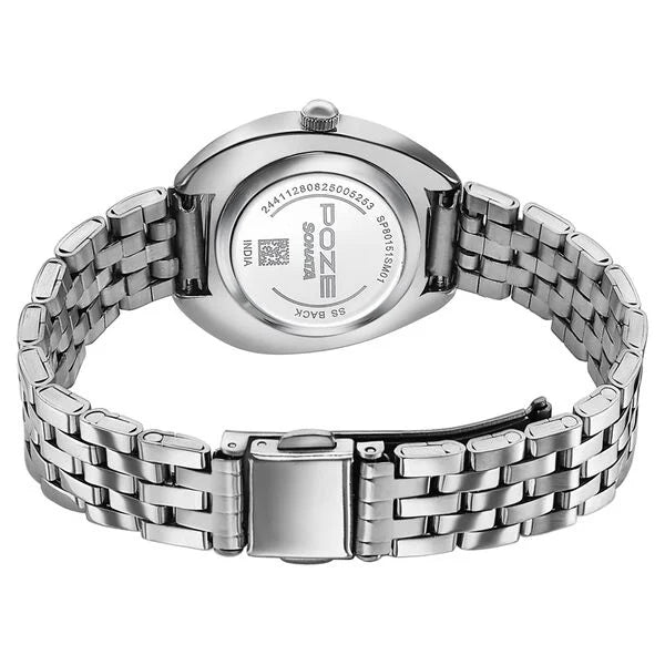 Poze By Sonata Quartz Analog Watch For Women - SP80151SM01W - KRISHNA WATCH COMPANY