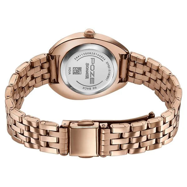 Poze By Sonata Quartz Analog Watch For Women - 80151WM01W - KRISHNA WATCH COMPANY