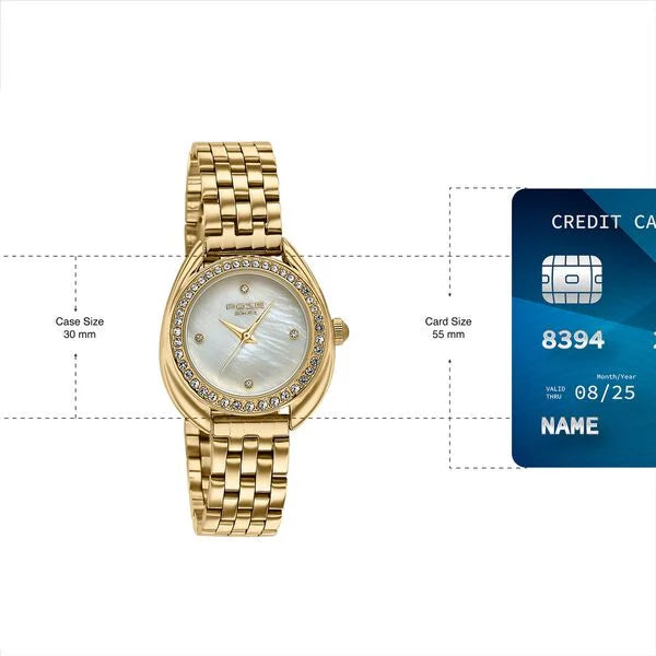 Poze By Sonata Quartz Analog Watch For Women - 80151YM01W - KRISHNA WATCH COMPANY