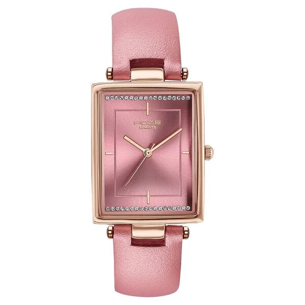 Poze By Sonata Quartz Analog Watch For Women sp80152wl01w - KRISHNA WATCH COMPANY