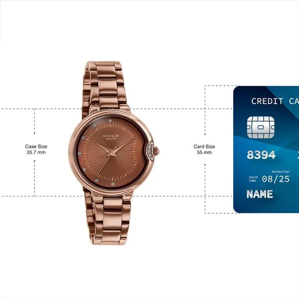 Poze By Sonata Quartz Analog Watch For Women sp80153qm01w - KRISHNA WATCH COMPANY