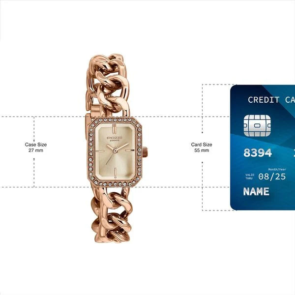 Poze By Sonata Quartz Analog Watch For Women - 80157WM01 - KRISHNA WATCH COMPANY