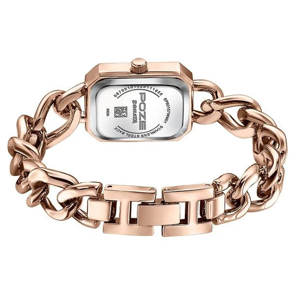 Poze By Sonata Quartz Analog Watch For Women - 80157WM01 - KRISHNA WATCH COMPANY